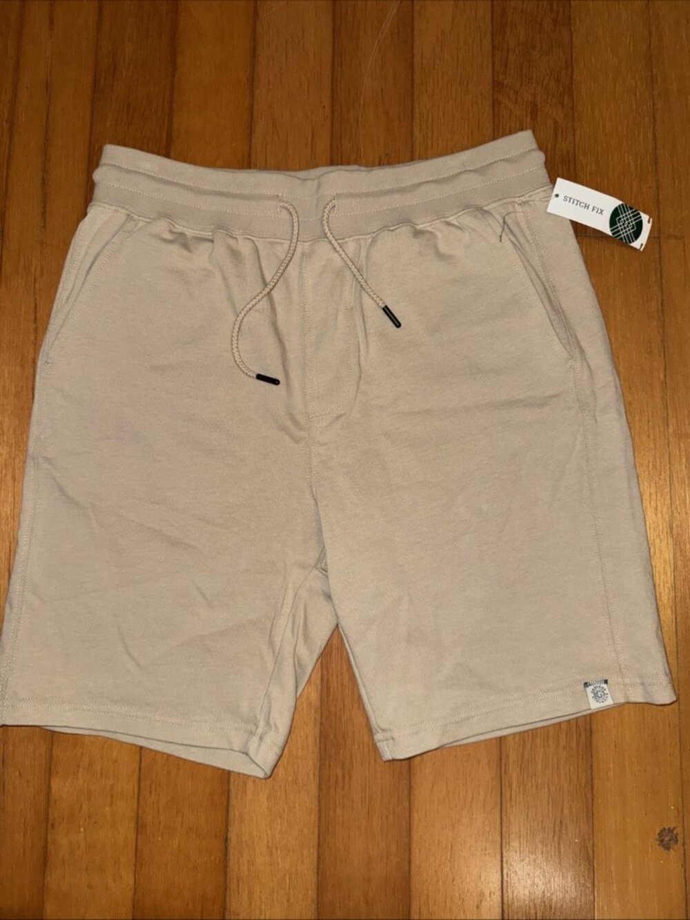 Grayers Men's Gray Medium 100% Cotton Elevated Jersey Draw Cord Shorts 8"